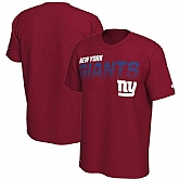 New York Giants Nike Sideline Line of Scrimmage Legend Performance T-Shirt Red,baseball caps,new era cap wholesale,wholesale hats